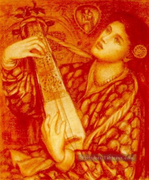 A Noël Carol2 préraphaélite Fraternité Dante Gabriel Rossetti Peinture à l'huile